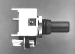 HRPG-ASCA#54R, Миниатюрный оптический инкрементный 2-х канальный кодер. Вращение плавное, выводы сзади.
